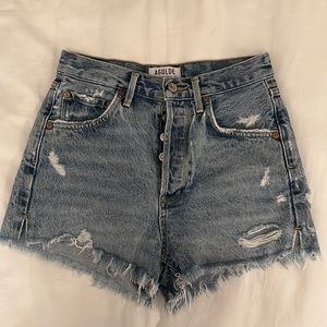 AGOLDE DENIM SHORTS
